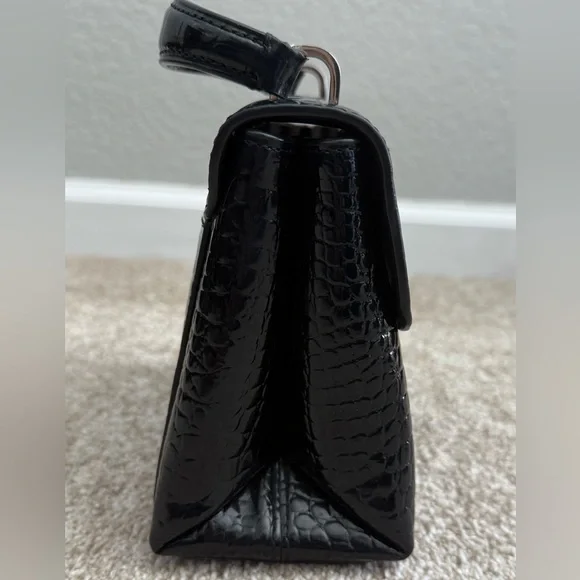 kate spade new york mini Romy Black Croc-Embossed Satchel - Picture 6 of 7